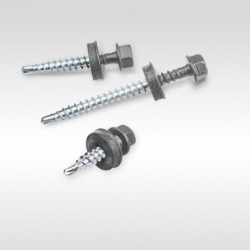 Suruburi autoforante pt. metal 4,8x19 EPDM RAL 7024, 250 buc/cut