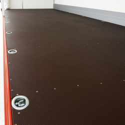 Placaj antiderapant lemn de cauciuc 1250x2500x24 mm - Trafic intens