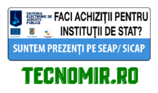 Achiziții publice prin SEAP/SICAP